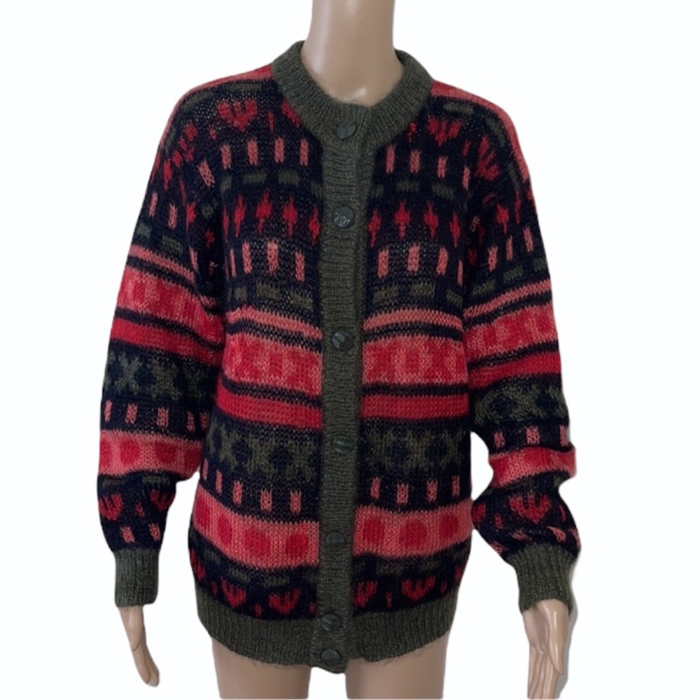 HANDCRAFTED | Longline multicolour cardigan - Picture 2 of 13